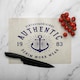 image 2 of Vintage Anchor Logo Glass Chopping Board | Multi