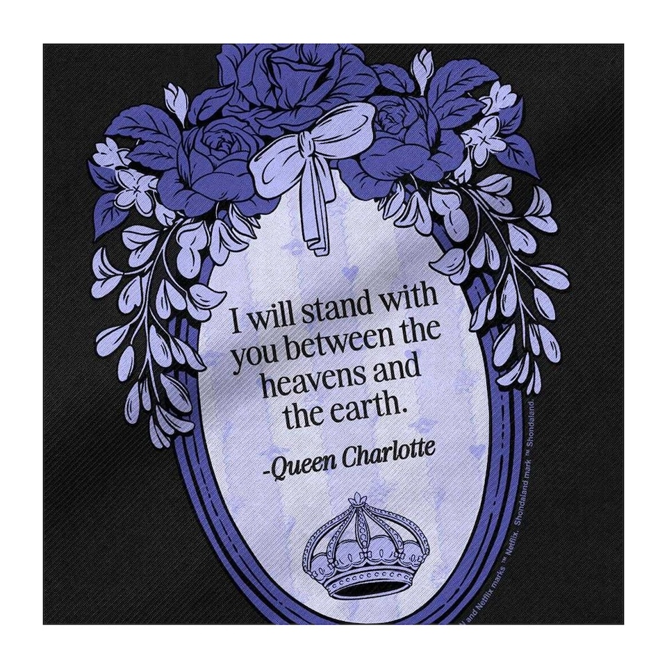 image 1 of Bridgerton I Will Stand With You Tote Bag | Black | Black | 1