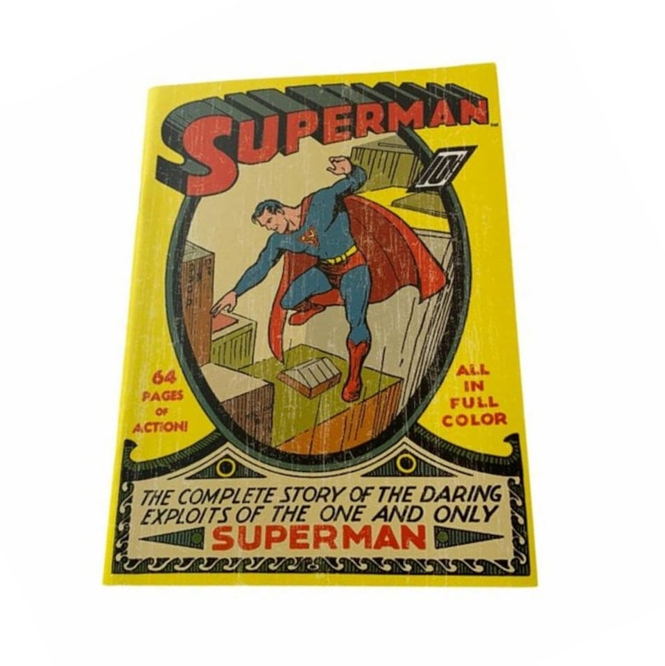 A5 DC Superman Comic Design Exercise Book