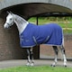 image 2 of Weatherbeeta Standard-Neck Cotton Horse Exercise Sheet - Dark Blue/Grey/White - 7´
