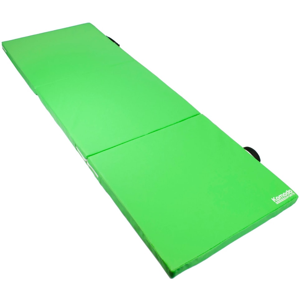image 1 of Komodo Tri Folding Yoga Mat - Green