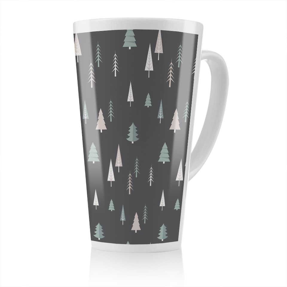 image 1 of Christmas Winter Forest Dining Latte Mug