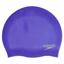 Speedo Childrens/Kids 3D Silicone Swim Cap - Purple - One Size