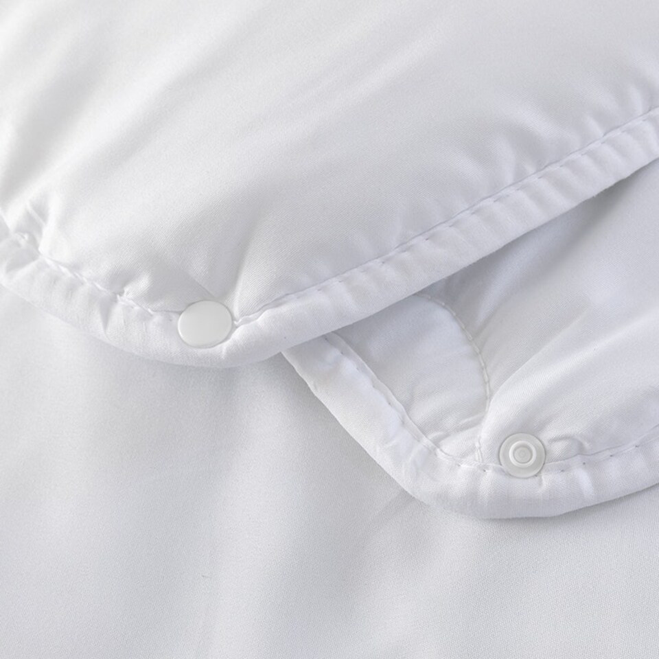 image 1 of 4 Season 3 in 1 All Season Duvet (9.0 + 4.5 Tog ) Detachable Soft Touch Microfibre Duvet King White