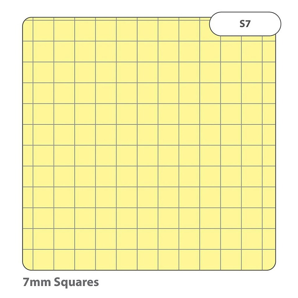 image 1 of Pack of 6 Rhino A4 Yellow Paper 100 Page 7mm Squared Refill Pads