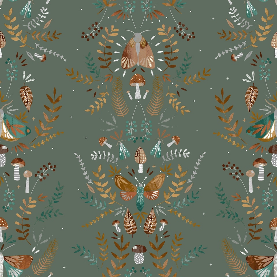 image 1 of furn. Lunawood Double Duvet Cover Set
