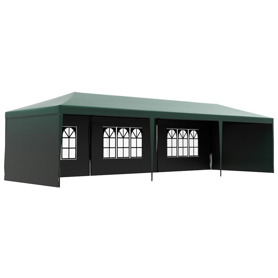 image 1 of Outsunny 9m x 3m Outdoor Garden Gazebo Wedding Canopy