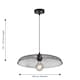 image 6 of Set of 2 Cassidy - Large Black Mesh Ceiling Pendant Lights | Black | 2