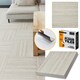 image 10 of NOVECRAFTO Vinyl Floor Tile – Self Adhesive 18x18 in – Travertine Dune – Peel & Stick for Kitchen, Bathroom & Living Room – Waterproof & Easy DIY Brown | 6.27 sqm