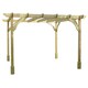 image 1 of Premium Pergola - Wood - L360 x W360 x H270 cm - Light Green