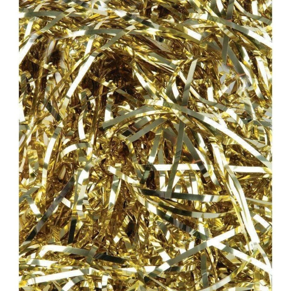 County Stationery Metallic Shredded Party Decoration - Gold - One Size