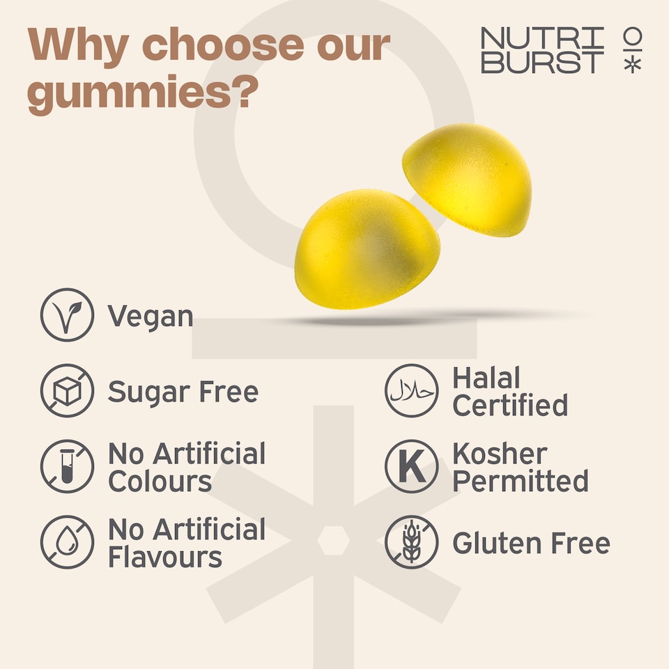 image 1 of NUTRIBURST VITAMIN D3 + K2 60 GUMMIES