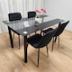 image 2 of Dining Table Set with 4 Chairs Dining Room, and Kitchen table set of 4 White