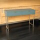 image 2 of 2 Drawer Bedside Table - Wood - L40 x W120 x H76 cm - Green Green