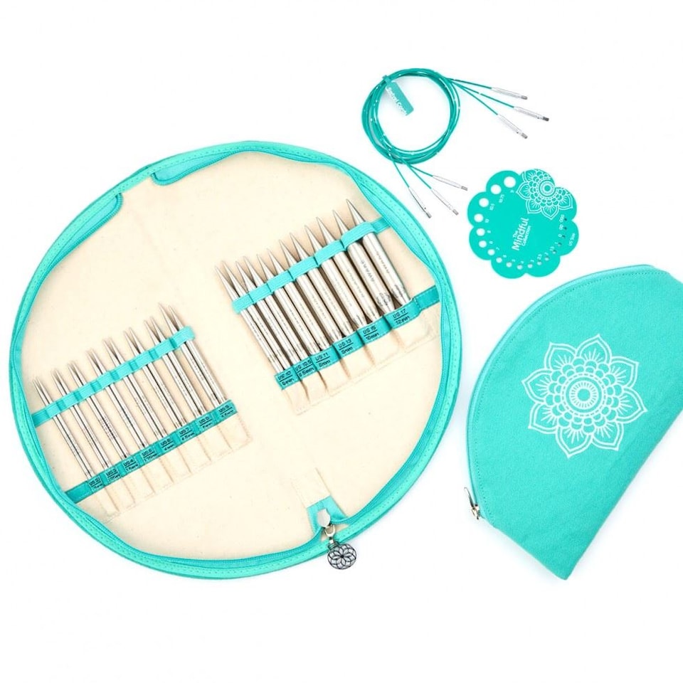 Knit Pro The Mindful Collection Affection Interchangeable Needles & Accessories Gift Set for Knitting