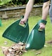 image 3 of Garden Leaf Grabber Scoops  Large Heavy Duty Green Debris Scoops With Handles | Green | Green | 1