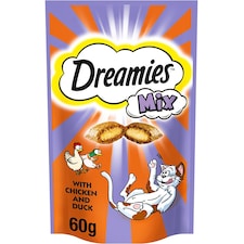 Dreamies Chicken and Duck 60g (Pack of 8)