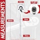 image 2 of SPARES2GO 3/8" Socket Ratchet Square Drive 100 Teeth Quick Release Reversible Chrome Vanadium Steel Tool