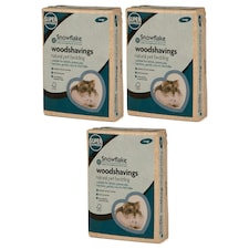 2 Bags Large 3kg Animal Pet Bedding Wood Shavings With Odour Control Pet Bed For Hamsters
