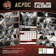 image 2 of AC/DC 2025 Square Wall Calendar - Red/Black/Gold - One Size