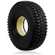 image 2 of SPARES2GO Tyre 3.00-4 Pneumatic Mobility Scooter Block Tread 300x4 3.00x4 260x85 4" Rim