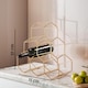 image 3 of Vertex 6 Bottle Gold Finish Wine Rack