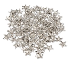11mm Star Shaped Studs with Back Pin Rivets for DIY Leathercraft- 50pcs