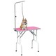 image 1 of PawHut Foldable Dog Grooming Table Adjustable Arm 81x49x80 cm