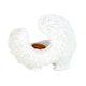 image 2 of Something Different Resin Angel Wings Incense Cone Holder - White - One Size