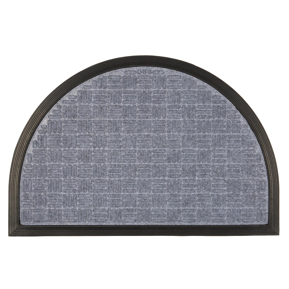 image 1 of Nicola Spring Heavy Duty Door Mat - 60 x 40cm - Grey