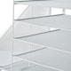 image 5 of Living and Home 5-Tier Desktop Organiser with Vertical File Sorter | White