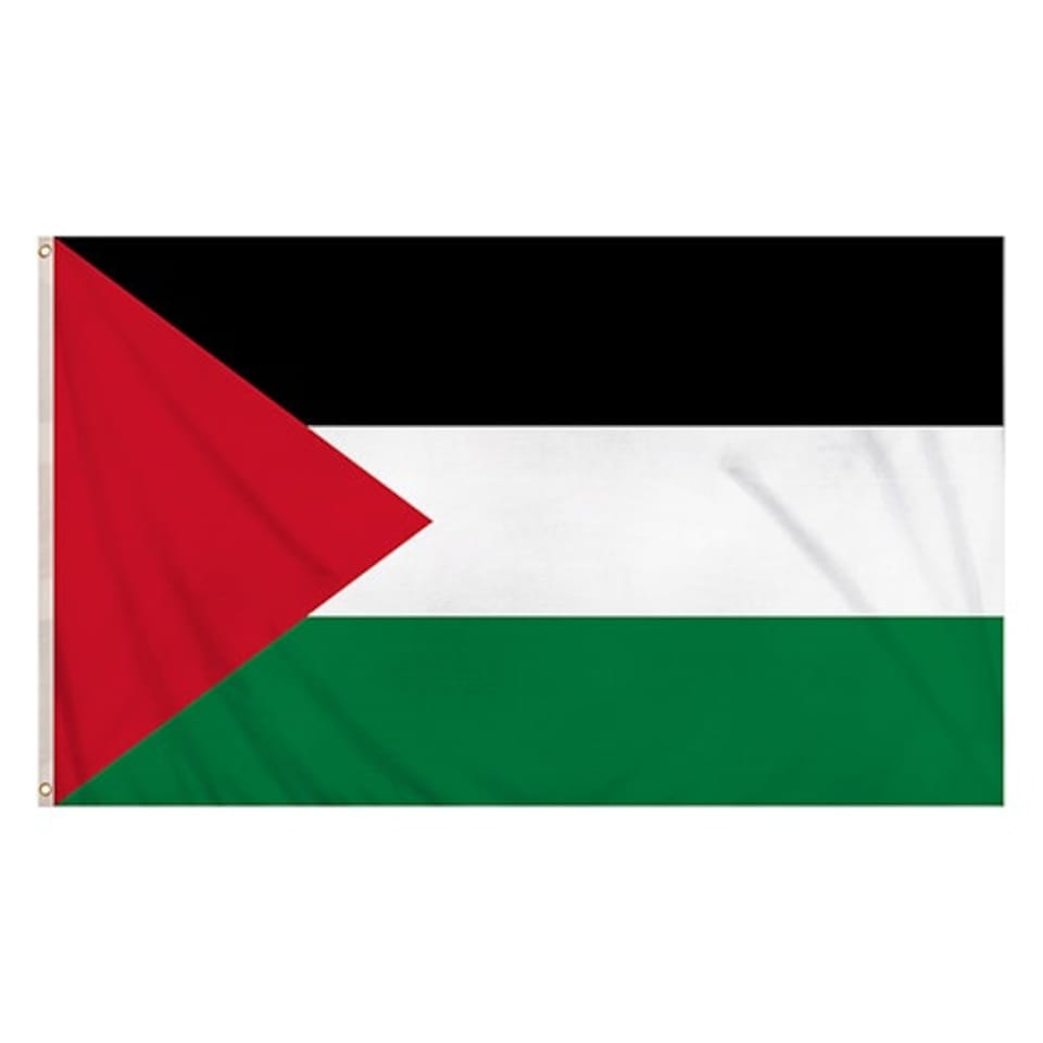 Palestine Polyester Flag - 5 x 3 ft