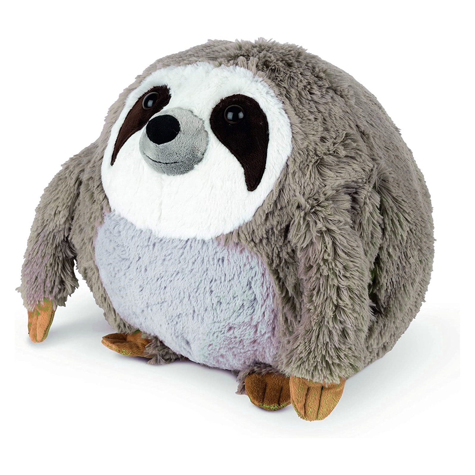 Noxxiez Sloth Animal Handwarmer Pillow Plushie in Light Brown