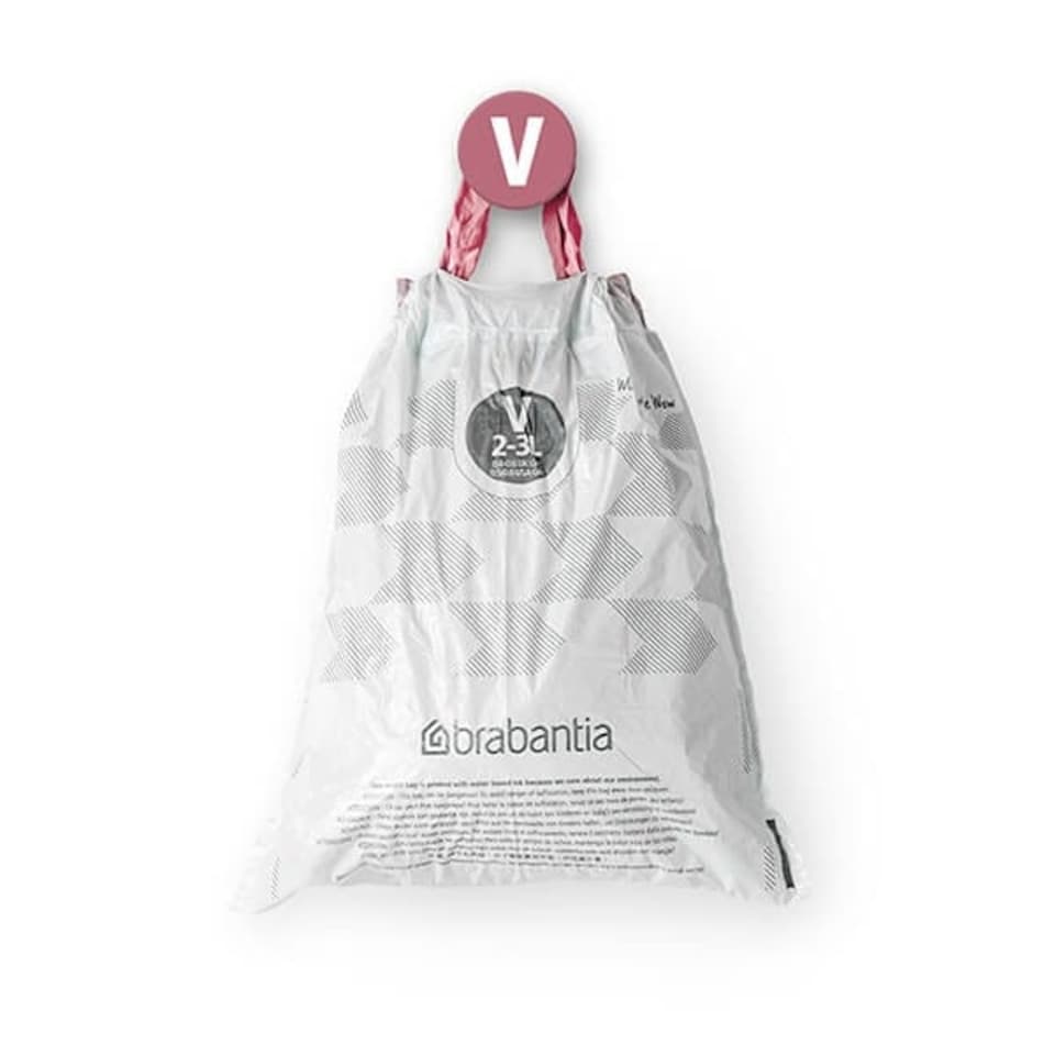 image 1 of Brabantia PerfectFit Bags V 2-3 Litre Pack of 40 Bags