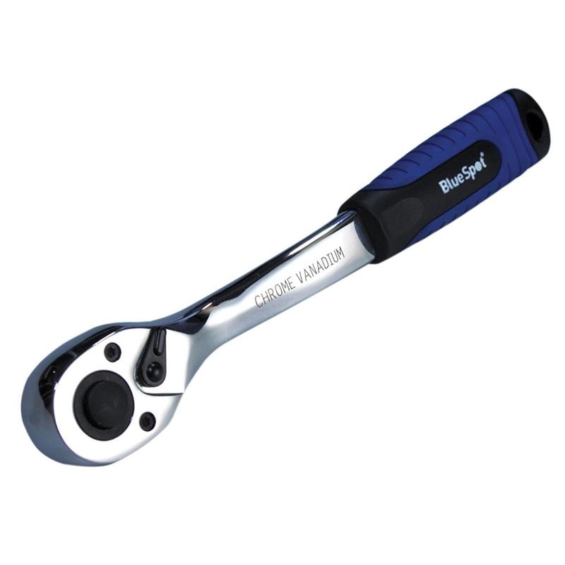 Bluespot Tools Soft Grip Ratchet 72 Teeth 3/8in Drive Multi Multi Colour One Size 1