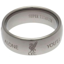 Liverpool FC Super Titanium Ring - Titanium - L