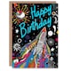 image 1 of Space Rocket Ship Planets Colourful Fun Kids Child Kids Birthday Card