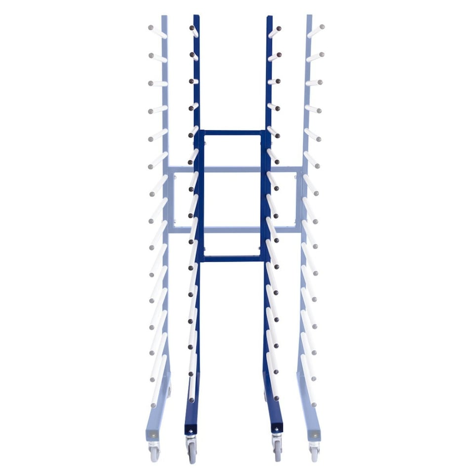 image 1 of Combi Spray Drying Rack Trolley | Blue