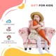 image 6 of AIYAPLAY Kids Sofa Set Toddler Armchair with Footrest, Children Chair, Pink