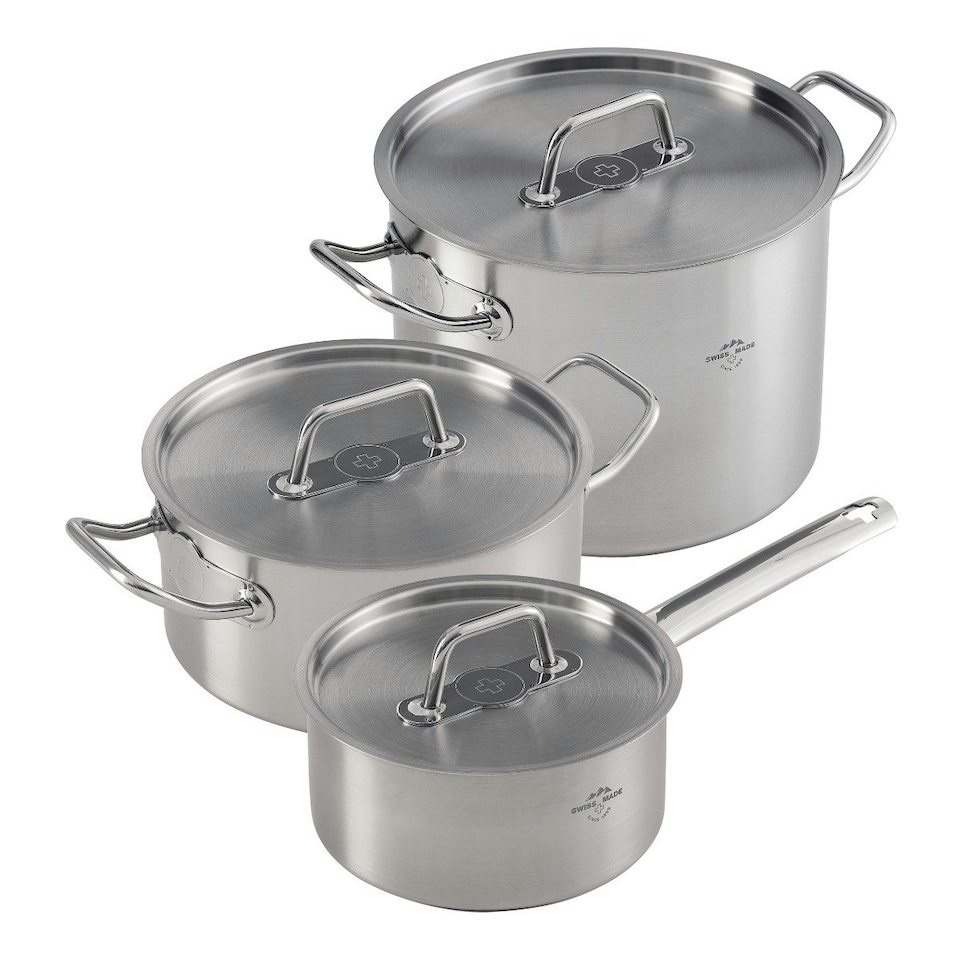 image 1 of Montreux Cookware Set 1.5L, 3L & 6L