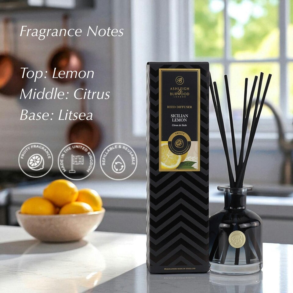 image 1 of Ashleigh & Burwood Sicilian Lemon Signature Reed Diffuser 120ml