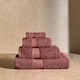 image 2 of OHS Luxury 100% Cotton 500GSM Bathroom Face Cloth Towel Red | Burgundy | Face cloth