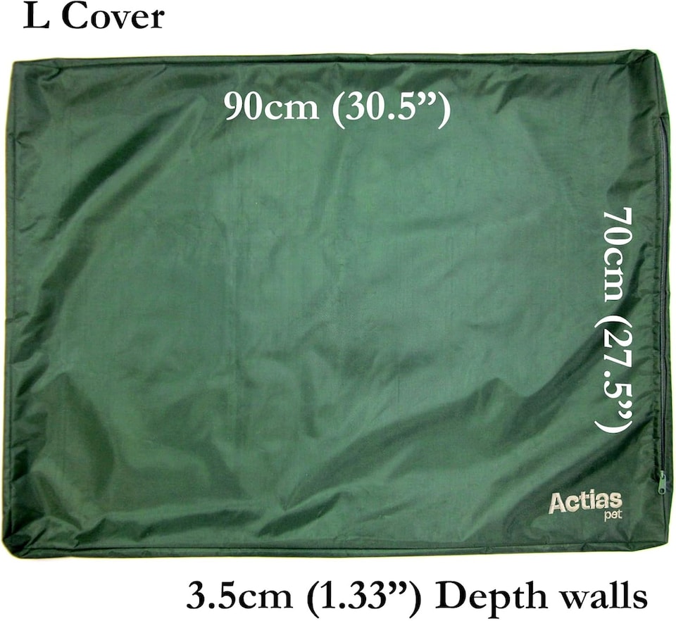 image 1 of Actiaspet - Large Waterproof Dog Bed | Green, 90 x 70 x 10 cm