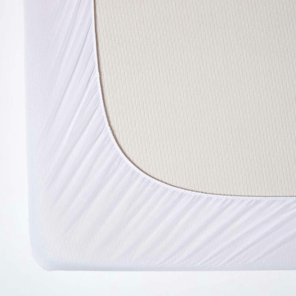 image 1 of Homescapes Anti Allergy Mattress Protector - Single | White | Single