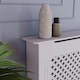 image 4 of Vida Designs Oxford Radiator Cover Painted MDF Cabinet, White, 172cm