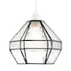 image 2 of Vintage Classic Bronze Pendant Shade with Moroccan and Water Glass | Clear | Transparent | 1