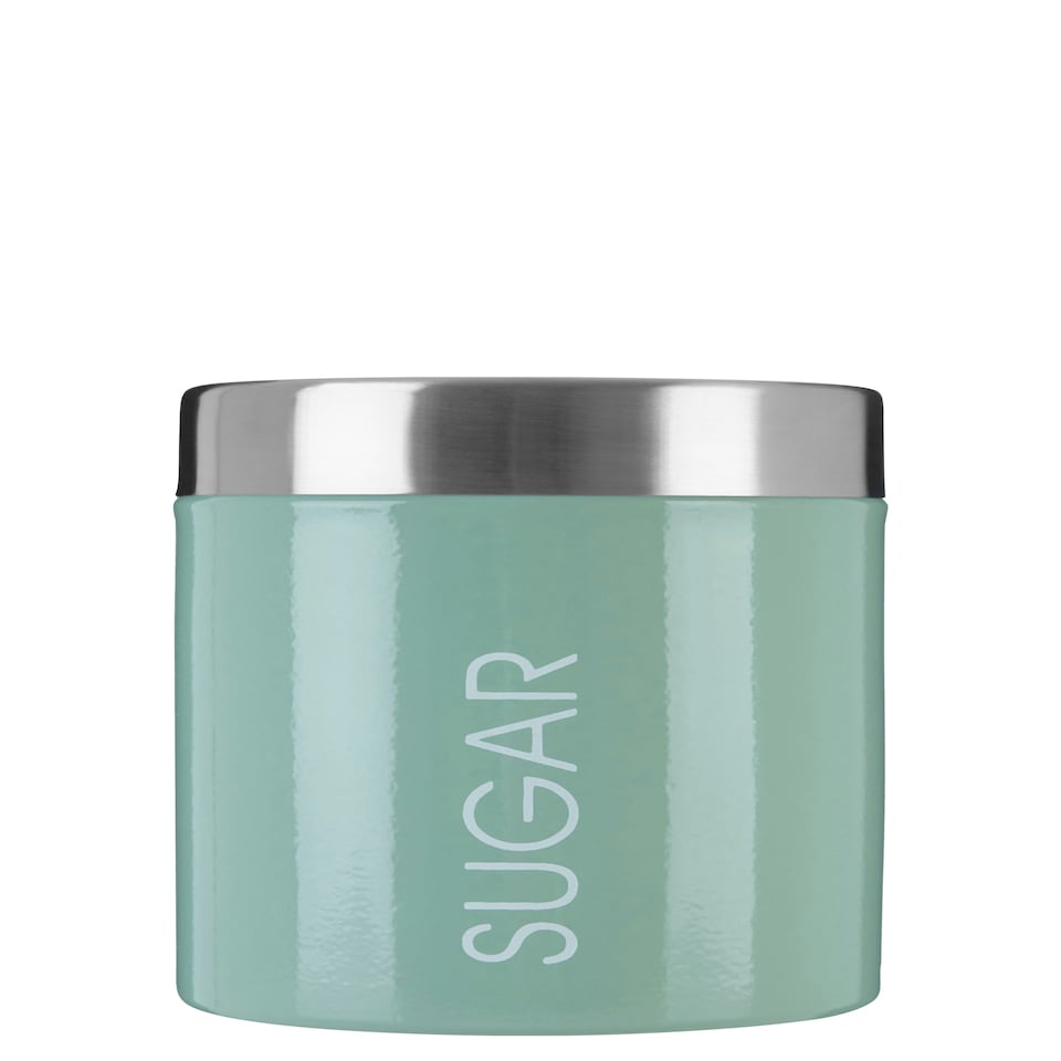 image 1 of Maison by Premier Liberty Pistachio Enamel Sugar Canister