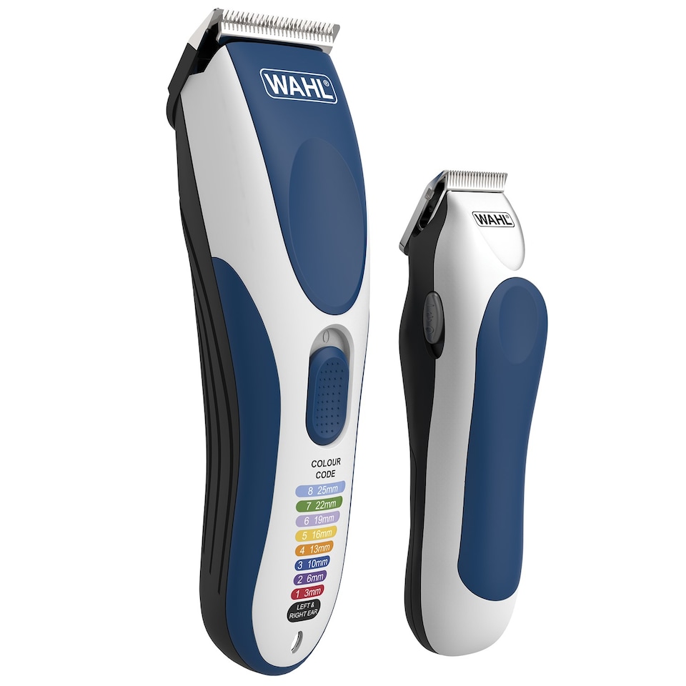 image 1 of Wahl Colour Pro Cordless Combi Kit Hair Clippers With Beard Trimmer 9649-317
