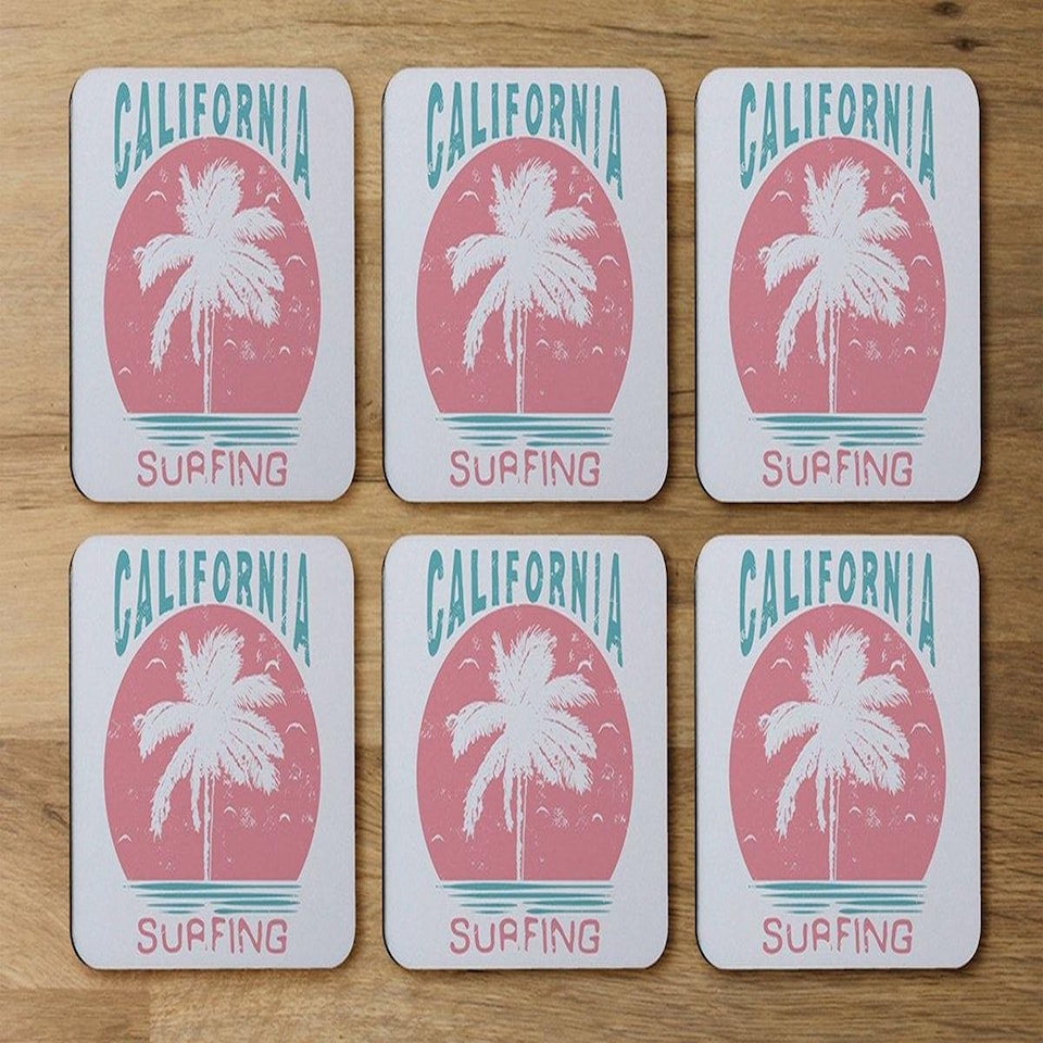 image 1 of California Surfing (Coaster)