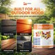 image 3 of Landlords Paint - Garden & Wood Paint - Best Weatherproof ALL Interior & Exterior Wood Protection - Equinox - 20L